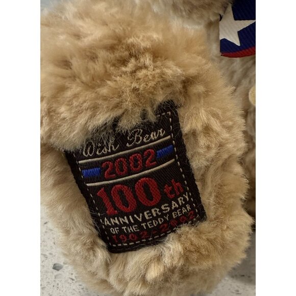Gund 2002 Wish Bear Vintage100th Anniversary Teddy Bear May Dept Store Bow Plush - Picture 3 of 9